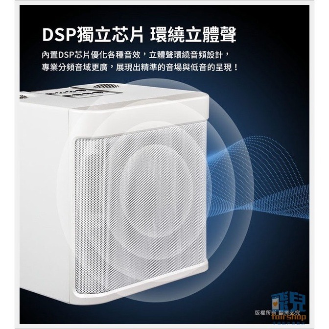 商檢認證《行動KTV藍芽喇叭+雙無線麥克風》家庭KTV 套裝 藍牙音響 K歌神器 安博 (A)【飛兒】-細節圖4