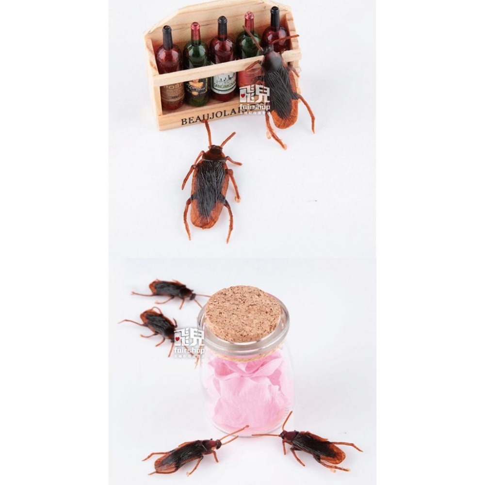 買20送1！蟑螂小強 仿真蟑螂 假蟑螂 道具 整人玩具 嚇人 整人禮物 萬聖節 愚人節 惡作劇 逼真蟑螂【飛兒】23-1-細節圖3