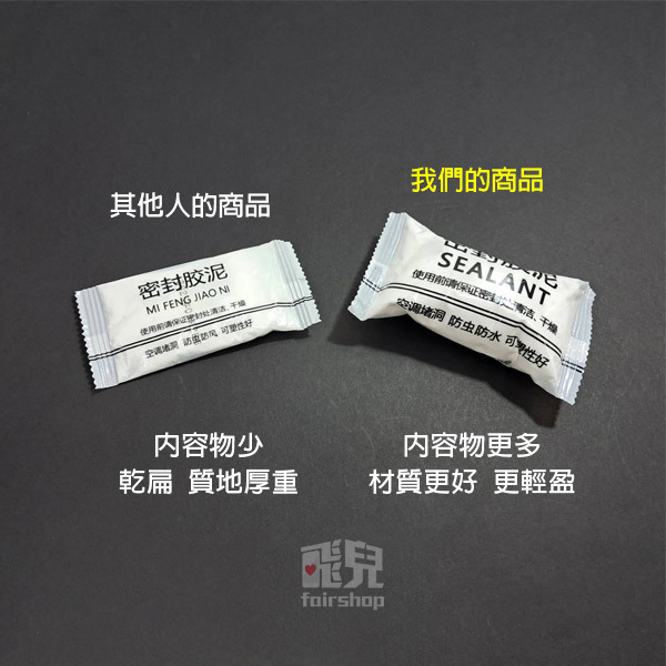 買15送1《填縫密封膠泥》防水 水管孔封堵 空調孔修補 洞口填補 補牆 補洞神器 修補牆體 封實膠 補漏【飛兒】-細節圖2