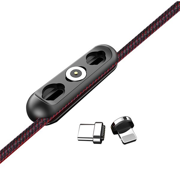 通用型磁吸線磁頭防丟收納器 磁吸頭收納 收納盒 矽膠鋁合金 充電線頭收納 裝飾收納 229【飛兒】-細節圖6