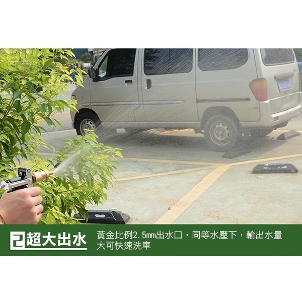 金屬高壓洗車水槍 (奶嘴連接頭) 純銅 防爆水管 家用 澆花 刷車神器 汽車沖噴槍 水槍頭 256飛兒】 8-6-66-細節圖3