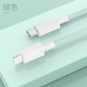 《PD馬卡龍編織充電線 0.5米／1米》PD快充線 充電線 傳輸線 數據線 鍍鋅銅線芯 Type-C【飛兒】-規格圖8
