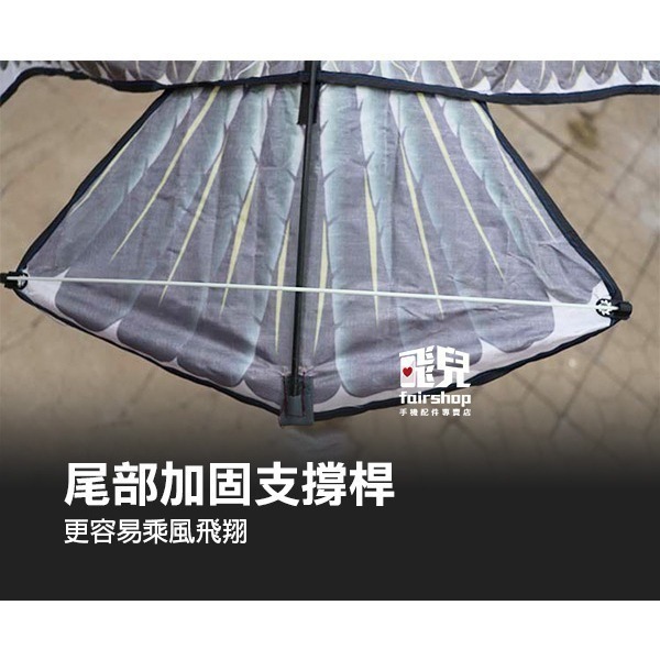《加大款1.6米寬 老鷹風箏 送100米繩輪》我最亮眼 動物風箏 造型風箏 巨大風箏 親子活動 放電箏 放風 紅/綠/黑-細節圖5