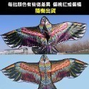 《加大款1.6米寬 老鷹風箏 送100米繩輪》我最亮眼 動物風箏 造型風箏 巨大風箏 親子活動 放電箏 放風 紅/綠/黑-規格圖7