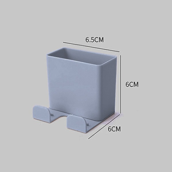 壁掛搖控器收納盒 遙控器架 手機充電架 收納架 牆面收納盒 牆上置物盒 置物架 臥室收納 手機架 手機座【飛兒】-規格圖5