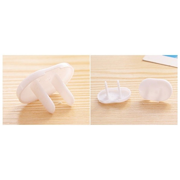 完全保護！防觸電 插座保護蓋 白色 二插款 100個裝 防塵蓋 防水蓋 插頭蓋 絕緣蓋 50 1【飛兒】 16區-細節圖6