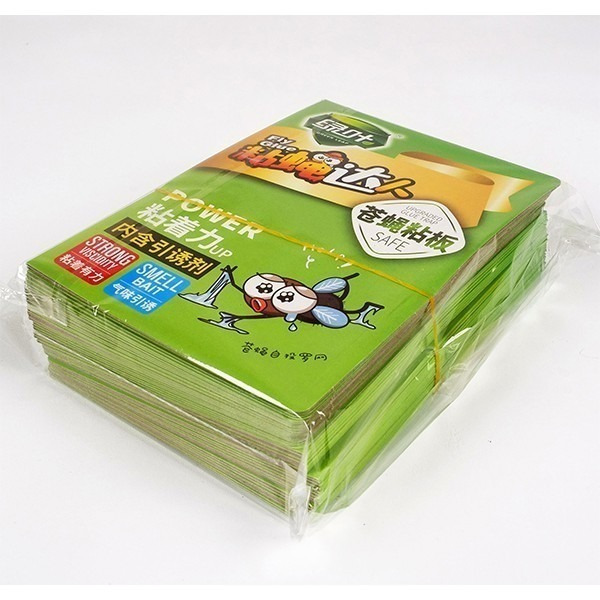 特價！《五先生 綠葉 黏蒼蠅紙板 10張一組》可露營用 黏蠅板 捕蠅板 黏果蠅 黏害蟲 黏蠅紙 捕蠅紙 滅蠅板【飛蝦】-細節圖5