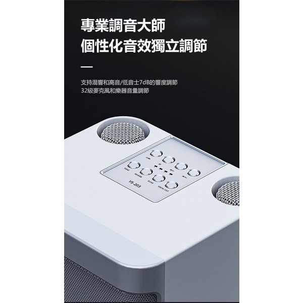 《麥克風一體式K歌音箱》麥克風 廣場音響 行動KTV 行動音箱 USB AUX TF卡 插卡 TYPE-C【飛兒】 Z3-細節圖6