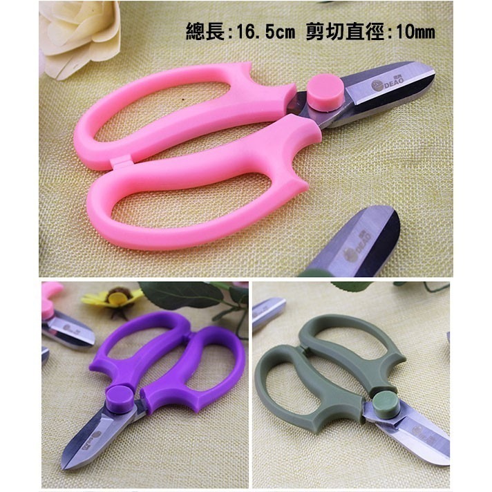 園藝剪 修枝剪 園藝修花剪 花藝剪刀 寬頭 家用修花剪 樹枝剪刀 園藝工具 花藝 插花剪刀 256【飛兒】 8-3-31-細節圖2