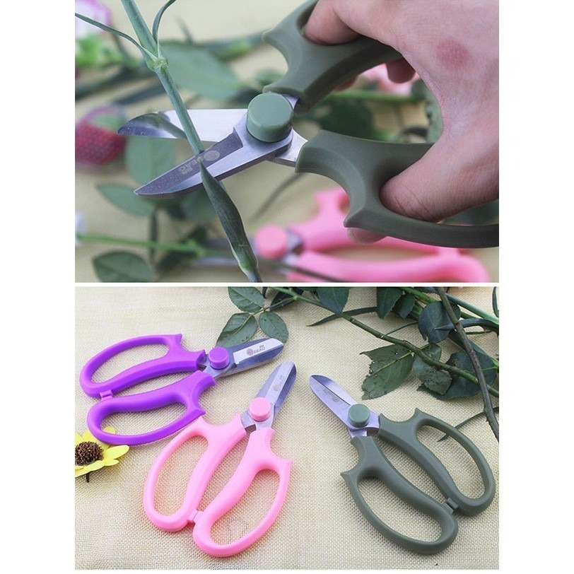 園藝剪 修枝剪 園藝修花剪 花藝剪刀 寬頭 家用修花剪 樹枝剪刀 園藝工具 花藝 插花剪刀 256【飛兒】 8-3-31-細節圖3