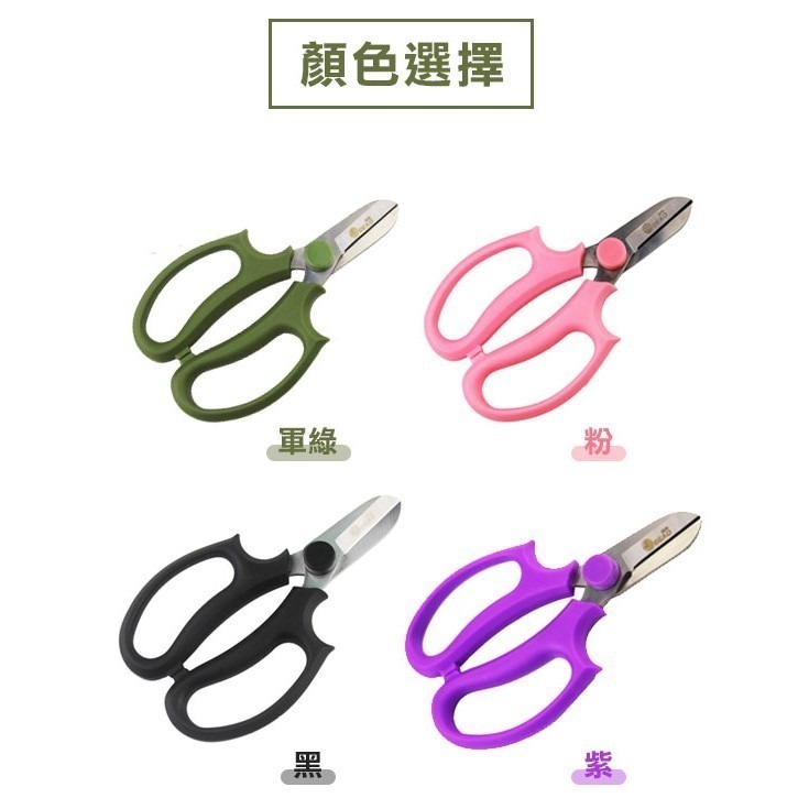 園藝剪 修枝剪 園藝修花剪 花藝剪刀 寬頭 家用修花剪 樹枝剪刀 園藝工具 花藝 插花剪刀 256【飛兒】 8-3-31-細節圖4