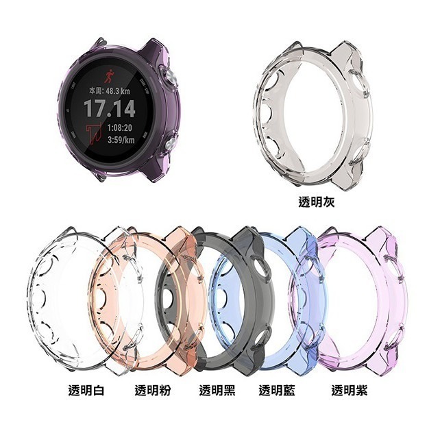 Garmin Fenix 6/6 pro/6S/6S pro/6X/6X pro TPU透明防摔保護殼【飛兒】-細節圖2