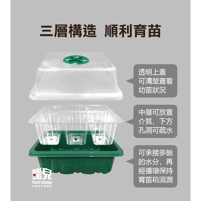 《可調節氣蓋育苗盒》育苗盆 育苗盤 育苗盒 育苗箱 培育盆 培育盤 培育盒 培育箱 種子育苗箱 透氣蓋 小溫室【飛兒】-細節圖4