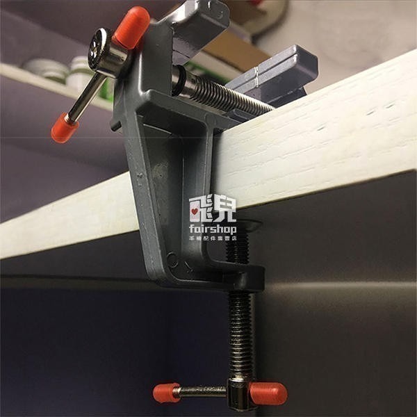 《鋁合金木工鉗CF-5881》木工夾 迷你虎鉗 製台鉗 家用平口桌虎鉗【飛兒】8-4-4-細節圖2