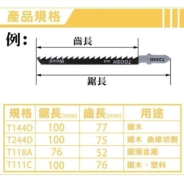 《線鋸機鋸片》線鋸片 金屬線鋸條 鐵工線鋸片 木工木材夾板不銹鋼PVC塑料切割 T144D T118A【飛兒】-細節圖2