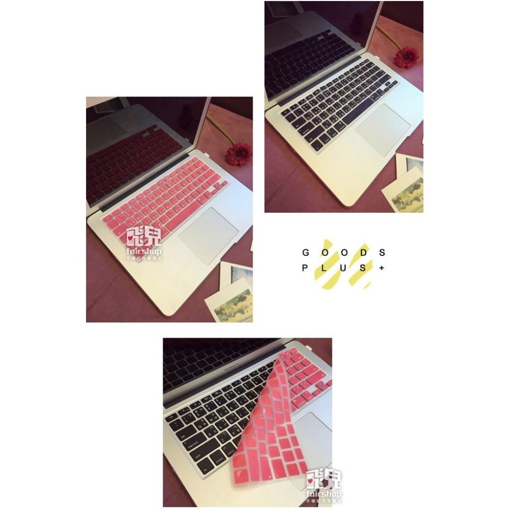 注音彩色鍵盤膜 Macbook多型號通用 air/retina/pro 13/15/17吋 非touch bar【飛兒】-細節圖5