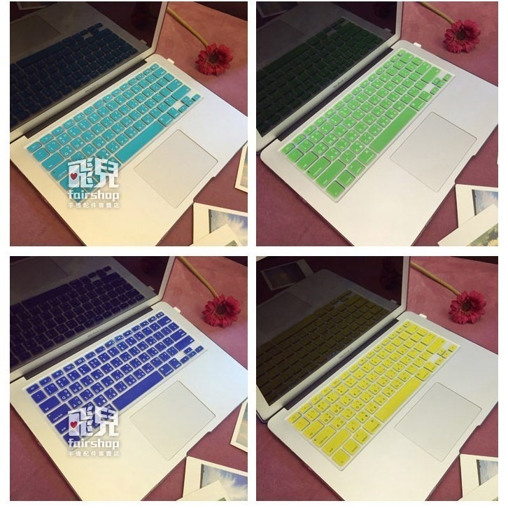 注音彩色鍵盤膜 Macbook多型號通用 air/retina/pro 13/15/17吋 非touch bar【飛兒】-細節圖6