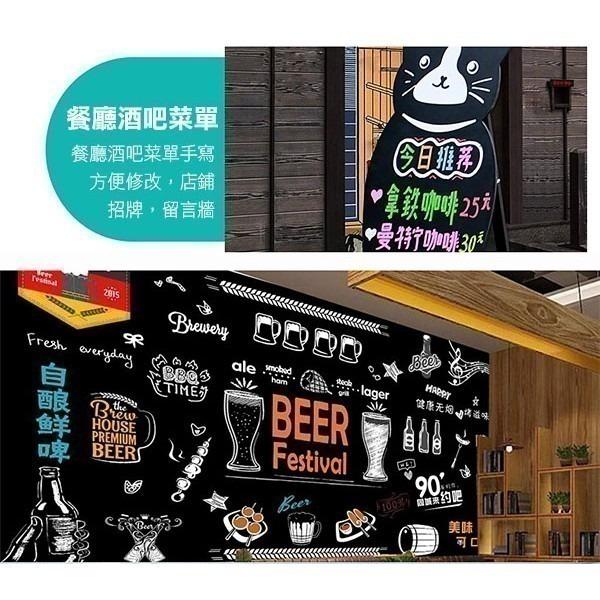 經SGS無毒認證《水性黑板漆 1kg》黑板牆 餐飲黑板 廣告黑板 教室黑板 廣告板 粉筆黑板 黑板水性漆【飛兒】15-細節圖5