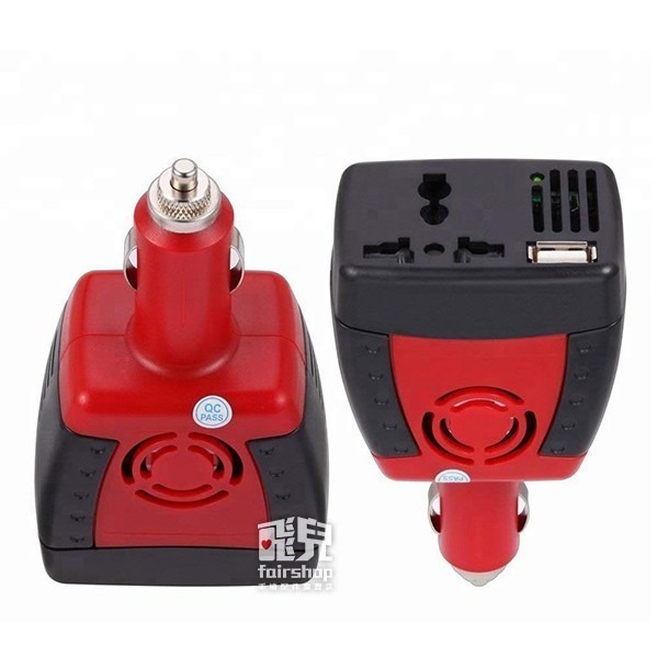 12V 轉 110V+USB 車用逆變器 150W USB2.1A 車充 變壓器 車載逆變器 升壓器 243【飛兒】-細節圖5