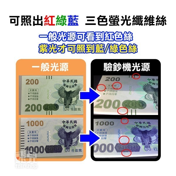 《紫光驗鈔機 AD-318 110V/220V歐規》身份證驗證機 通訊行 當舖 紫光燈 鑑定偽鈔 驗鈔燈【飛兒】21-4-細節圖2