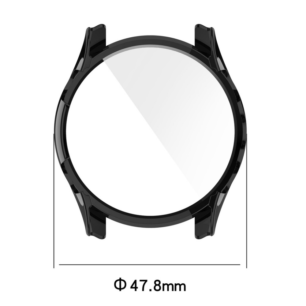 《PC全包鋼化膜二合一錶殼》 Forerunner 255 殼膜一體 手錶殼 鋼化膜 全包保護殼 PC硬殼 手錶一體殼-細節圖3