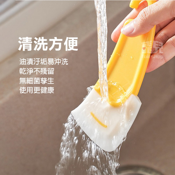 《軟刮刀刮鏟 KM1124》廚房刮刀 清潔刮刀 鍋具刮刀 料裡刮刀 清潔鏟 矽膠刮刀 矽膠鍋鏟 油汙刮刀【飛兒】-細節圖5