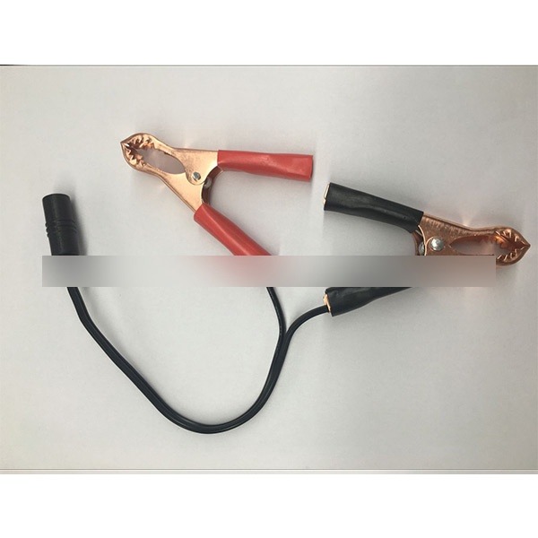 《DC母頭 轉鱷魚夾 電瓶夾 5.5*2.1-2.5mm》母頭轉電瓶夾 啟動電瓶夾 50A鱷魚夾 電源線夾 車用【飛兒】-細節圖3
