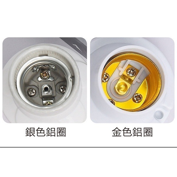 《E27燈座》節能燈 LED燈 白熾燈 E27螺口 燈座 走道燈 頭梯燈 塑膠燈座 耐熱燈座 簡易燈座 萬向燈座【飛兒】-細節圖2