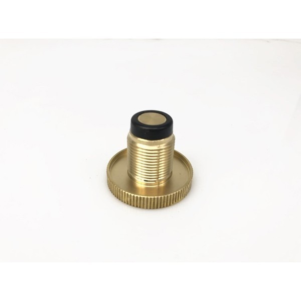 《瓦斯瓶頭塞 純銅 有拉環/無拉環》瓦斯桶密封頭雙重保險 桶裝瓦斯桶盲封頭 轉接頭 防漏 露營 居家安全必備 【飛兒】-細節圖3