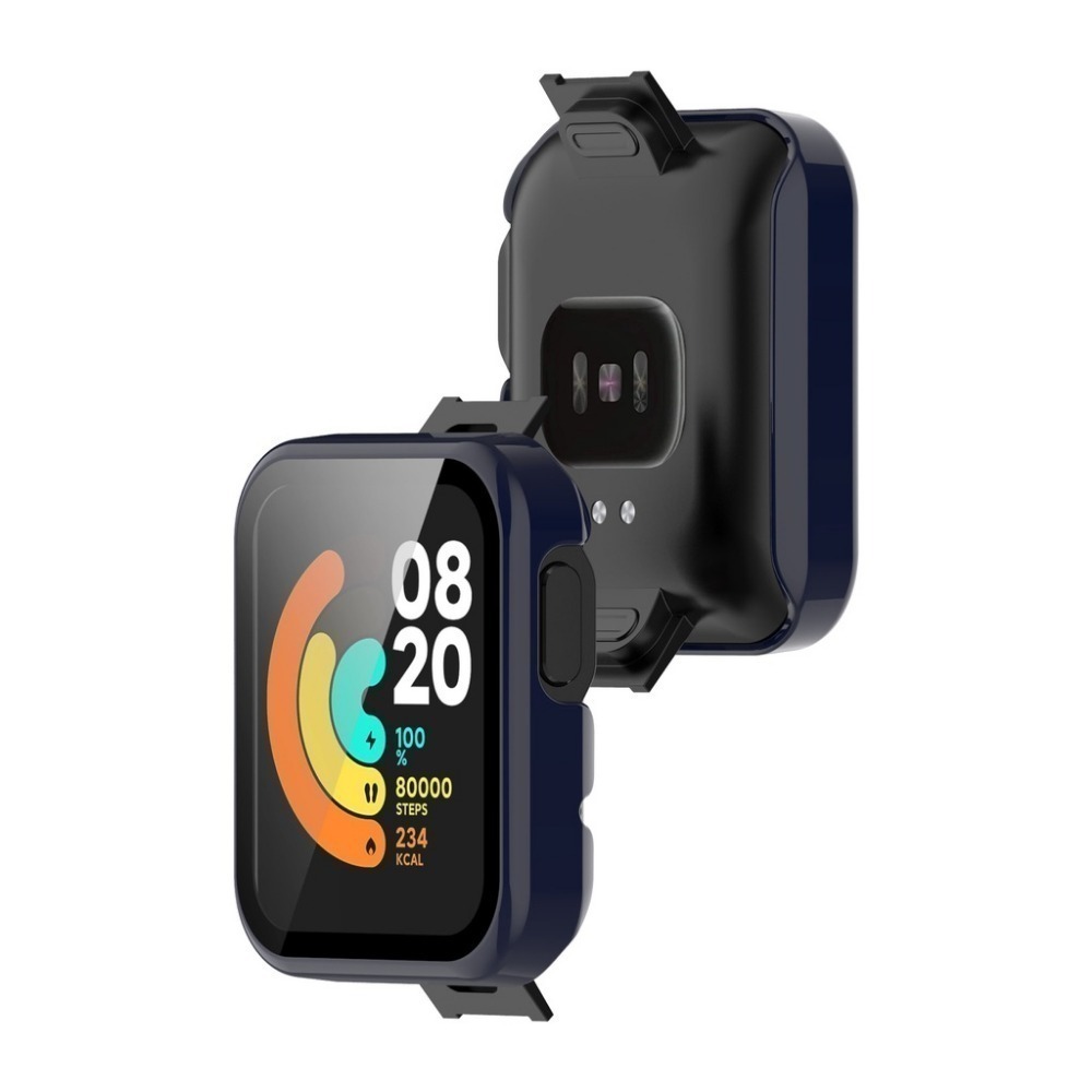 《小米手錶超值版 PC+鋼化膜一體殼》殼膜一體 小米手錶殼 小米手環殼 鋼化膜 全包保護殼 pc硬殼【飛兒】 Z18-細節圖6