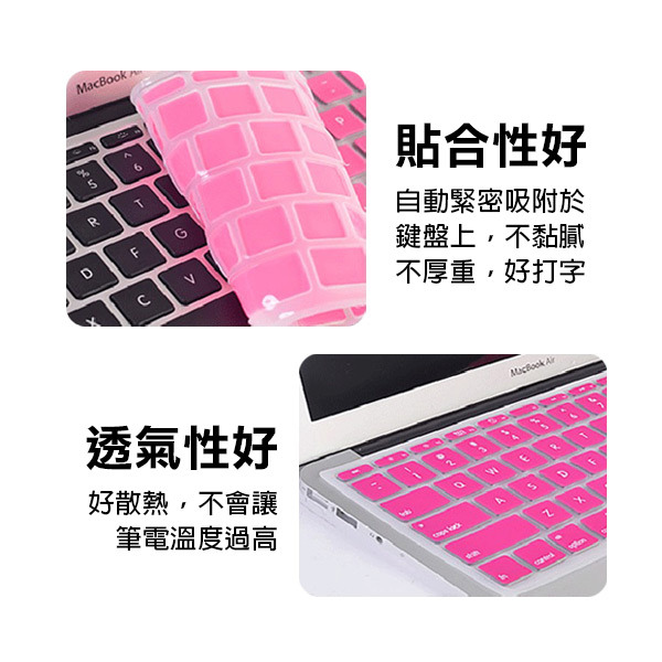 注音版 彩色鍵盤膜 2018 MacBook Air 13吋 (A1932)【飛兒】-細節圖6