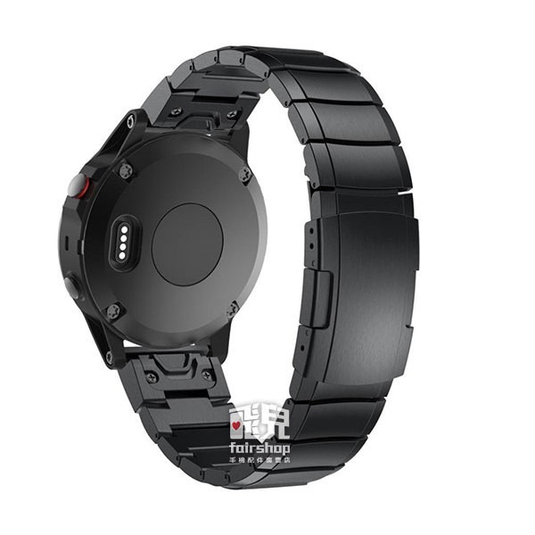 Garmin金屬快拆錶帶單珠款26mm fenix6X/fenix5x/fenix5x puls/fenix3【飛兒】-細節圖2