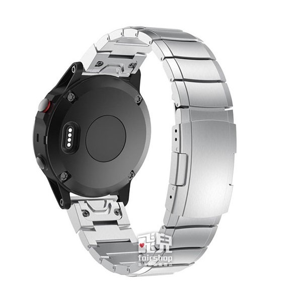 Garmin金屬快拆錶帶單珠款26mm fenix6X/fenix5x/fenix5x puls/fenix3【飛兒】-細節圖3