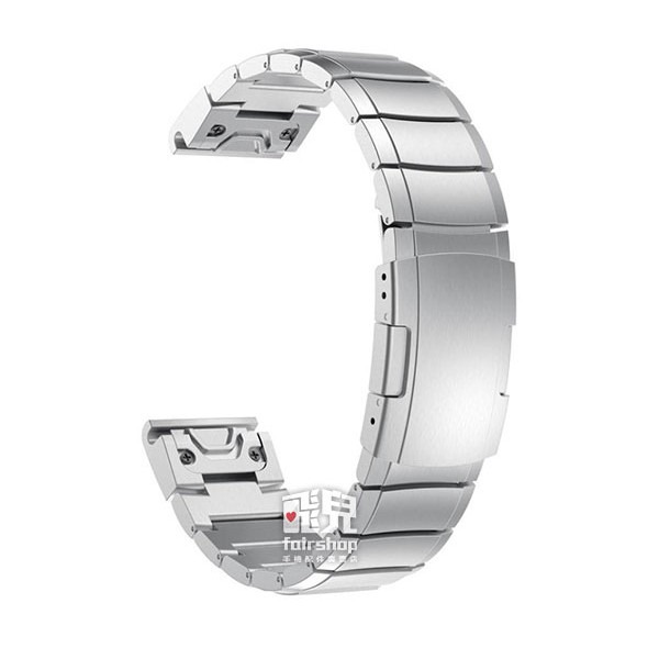 Garmin金屬快拆錶帶單珠款26mm fenix6X/fenix5x/fenix5x puls/fenix3【飛兒】-細節圖4