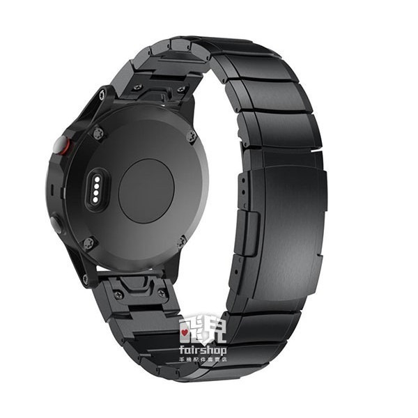 Garmin金屬快拆錶帶單珠款20mm fenix6S/fenix5s/fenix5s plus 腕帶 替換【飛兒】17-細節圖2
