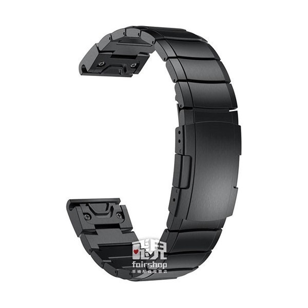 Garmin金屬快拆錶帶單珠款20mm fenix6S/fenix5s/fenix5s plus 腕帶 替換【飛兒】17-細節圖5