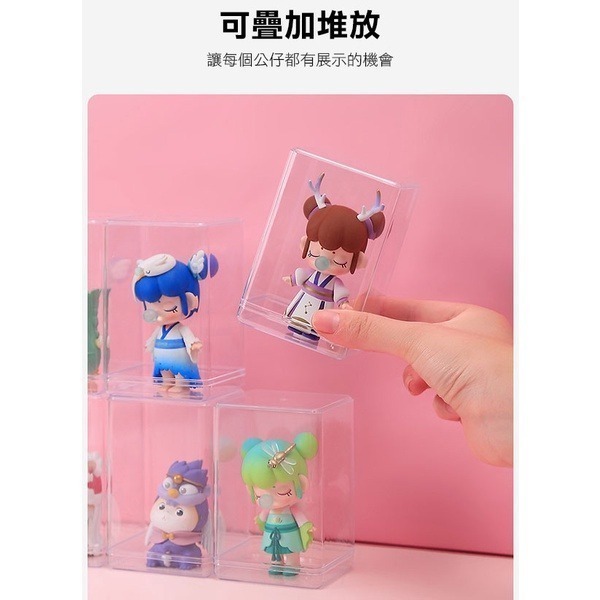 出清特價！《PET模型 公仔盒 全透明 模型盒 扭蛋盒》透明盒 公仔透明盒 壓克力收納盒 陳列盒 扭蛋 展示盒【飛兒】6-細節圖3