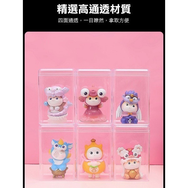出清特價！《PET模型 公仔盒 全透明 模型盒 扭蛋盒》透明盒 公仔透明盒 壓克力收納盒 陳列盒 扭蛋 展示盒【飛兒】6-細節圖4