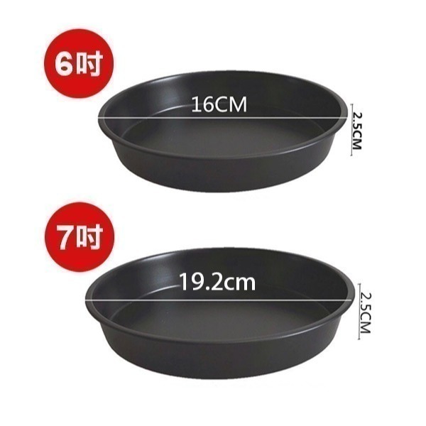 《氣炸鍋烤盤 6/7/8/9/10吋》氣炸鍋配件 PIZZA 披薩烤盤 淺底烤盤 烤派盤 烘烤盤【飛兒】3-1-14-細節圖6