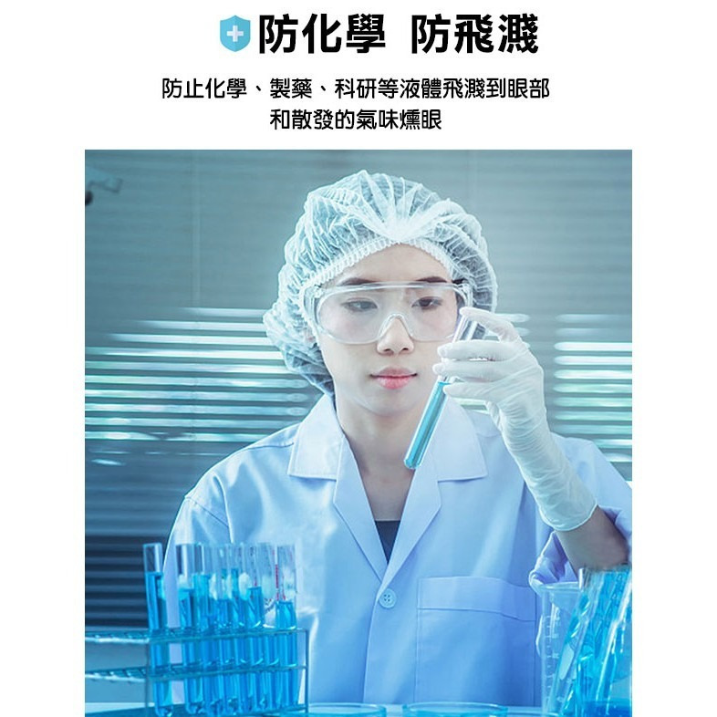 阻擋新冠肺炎口沫💯台灣製💯歐美認證！防護眼鏡 抗UV抗霧款ANSI Z87 護目鏡 經美國認證 可做套鏡【飛兒】-細節圖7