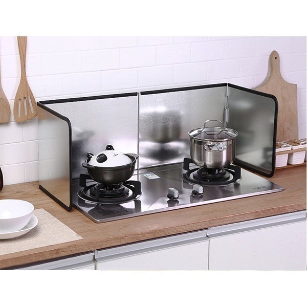 《金屬 擋油板 防風板》鋁箔擋油板 鋁箔板 防汙板 隔油板 隔熱板 灶臺擋板 可折疊 廚房防油濺 【飛兒】6-1-32-細節圖5