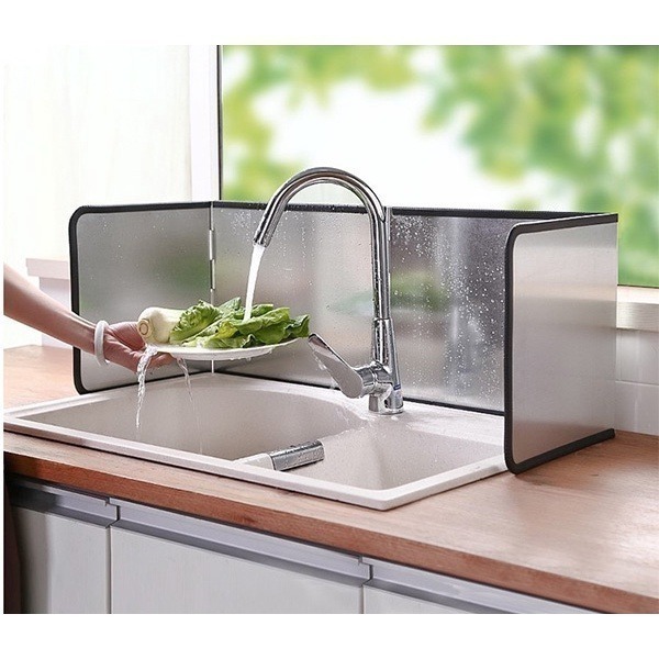 《金屬 擋油板 防風板》鋁箔擋油板 鋁箔板 防汙板 隔油板 隔熱板 灶臺擋板 可折疊 廚房防油濺 【飛兒】6-1-32-細節圖6