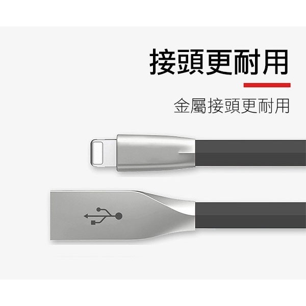 鋅合金 快充 2.1A傳輸線 2米 USB 快充線 數據線 充電線 手機線【飛兒】-細節圖5