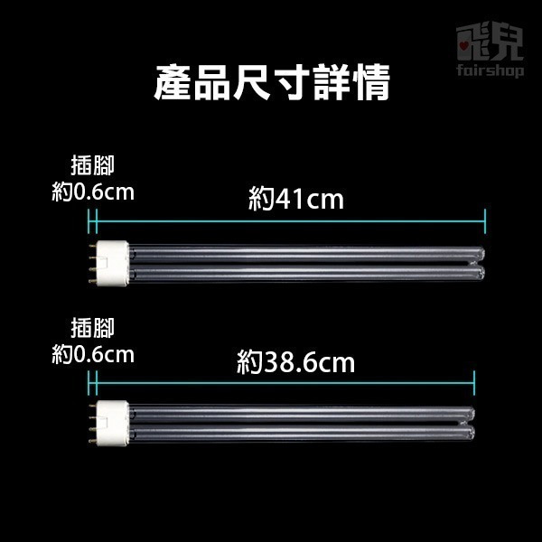 紫外線殺菌燈燈管 36W(無臭氧)* 紫外線消毒燈管 紫外線燈管 滅菌燈管 紫外線管 消毒燈管 除蟎燈管【飛兒】2-8-細節圖6