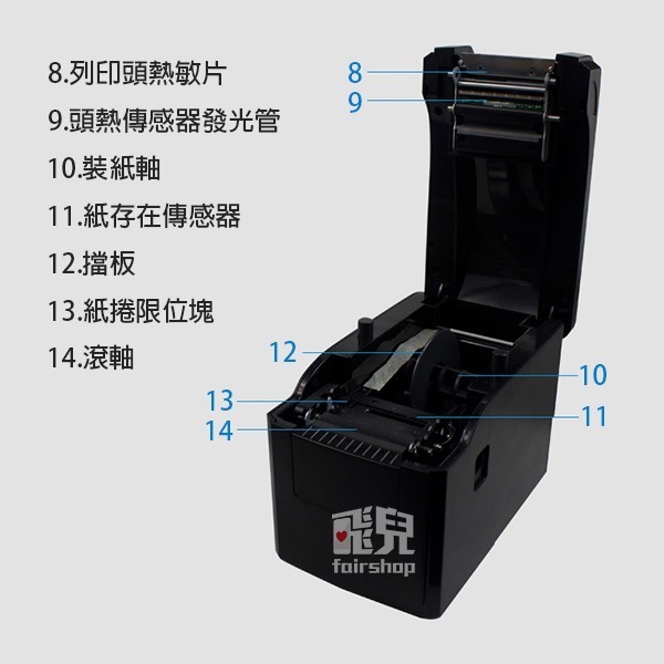 佳博 GP-2120TL / 2120TF 條碼印表機 標籤印表機 條碼機 標籤機 收據機 票據機 77【飛兒】-細節圖8