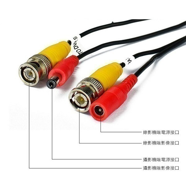 《懶人線 電源+BNC影像 二合一線》電源+影像 監控系統 監視 快速接線【飛兒】19-3-61-細節圖6