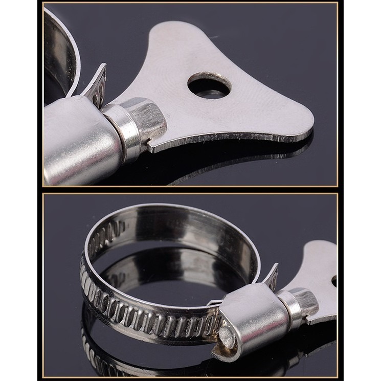 13-19/19-29/22-32 mm不銹鋼卡箍 不銹鋼 小美式 喉箍 卡箍 管箍 扣蓋 管夾 卡扣【飛兒】8-5--細節圖8