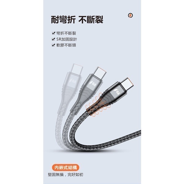 《一拖三快充線》三合一 TYPE-C 充電線 傳輸線 數據線 快充線【飛兒】Z26-細節圖5