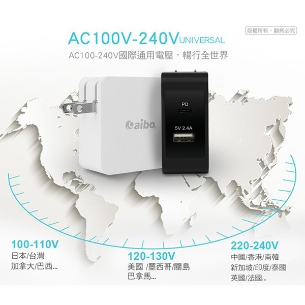 Type-C PD3.0+USB 30W高速充電器 (CB-AC-PD1812) (A)【飛兒】-細節圖8
