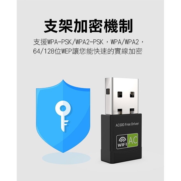 免驅動！5G/2.4G雙頻無線網卡 600米 XHT-5B09 雙頻迷你 USB 雙頻無線網卡 高速網卡 47【飛兒】-細節圖5